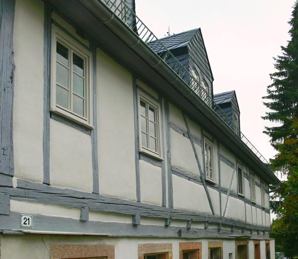 Fachwerkhaus in Chemnitz Rabenstein nach Sanierung